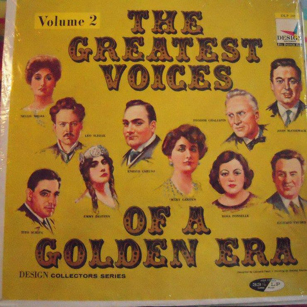 Various - Greatest Voices Of A Golden Era - Volume 2 - Used Vinyl Re