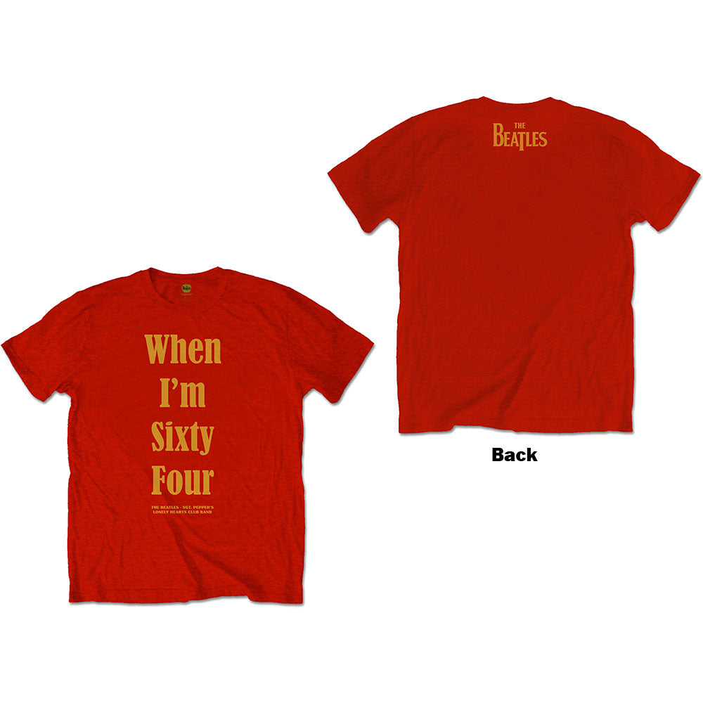 Beatles - tshirt - Unisex - Short Sleeves - X-Large