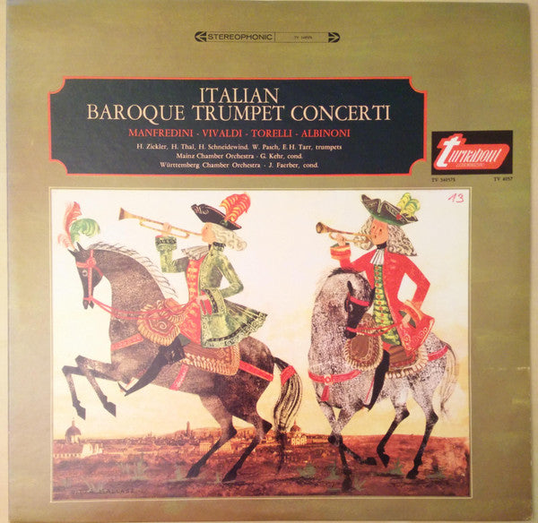 Francesco Manfredini - Italian Baroque Trumpet Concerti - Used Vinyl