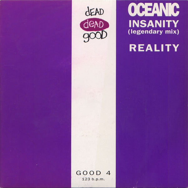 Oceanic - Insanity (Legendary Mix) / Reality - Used Vinyl Record 7"