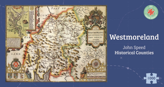 Westmoreland Historical 1610 Map 1000 Piece Puzzle - Paperback