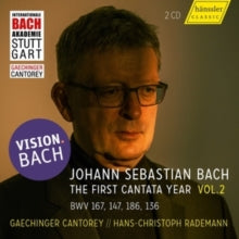 GACHINGER CANTOREY - VISION BACH, VOL. 2 - CD