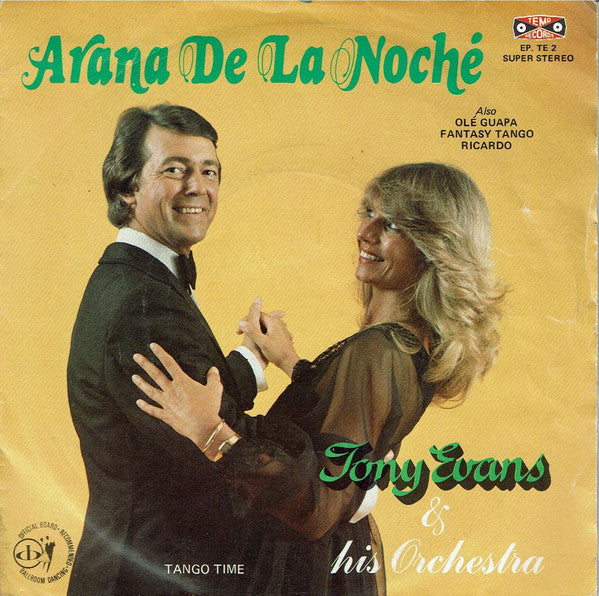 Tony Evans And His O - Arana de la Noché - Used Vinyl Record 7"