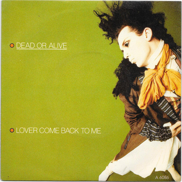 Dead Or Alive - Lover Come Back To Me - Used Vinyl Record 7"