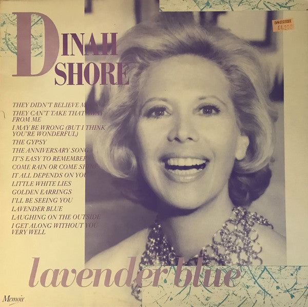 Dinah Shore - Lavender Blue - Used Vinyl Record