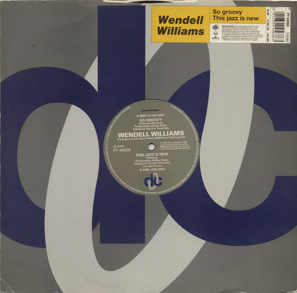 Wendell Williams - So Groovy - Used Vinyl Record 12"