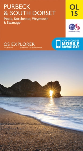 Ordnance Survey - Purbeck & South Dorset, Poole, Dorchester, Weymouth