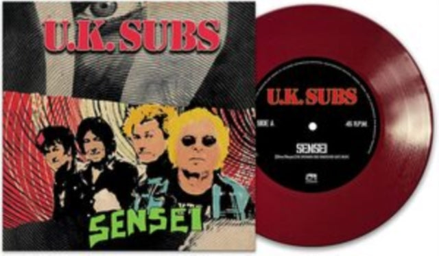 UK SUBS - SENSEI (RED 7INCH) - Vinyl Record SIN