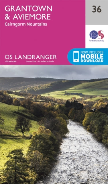Ordnance Survey - Grantown, Aviemore & Cairngorm Mountains : 036 - New