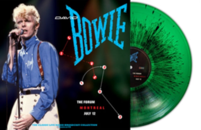 DAVID BOWIE - Live At The Forum Montreal 1983 (Green/Black Splatter Vi