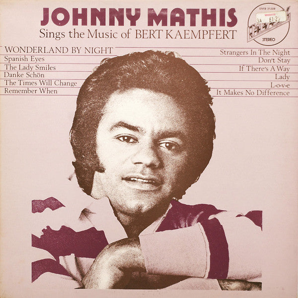 Johnny Mathis - Sings The Music Of Bert Kaempfert - Used Vinyl Record