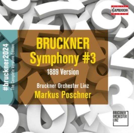 BRUCKNER ORCH LINZ/P - BRUCKNER - SYMPHONY 3 1889 - CD