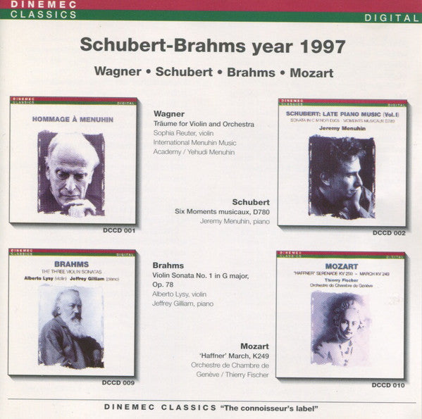 Richard Wagner - Schubert-Brahms Year 1997 - Used CD