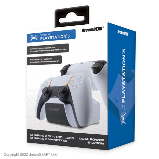 BIONIK - Dreamgear Dual Power Station For Playstation 5 - Gaming Hardw