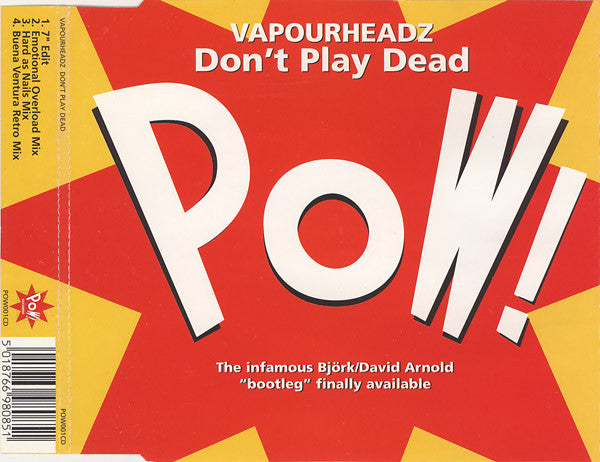Vapourheadz - Don't Play Dead - Used CD