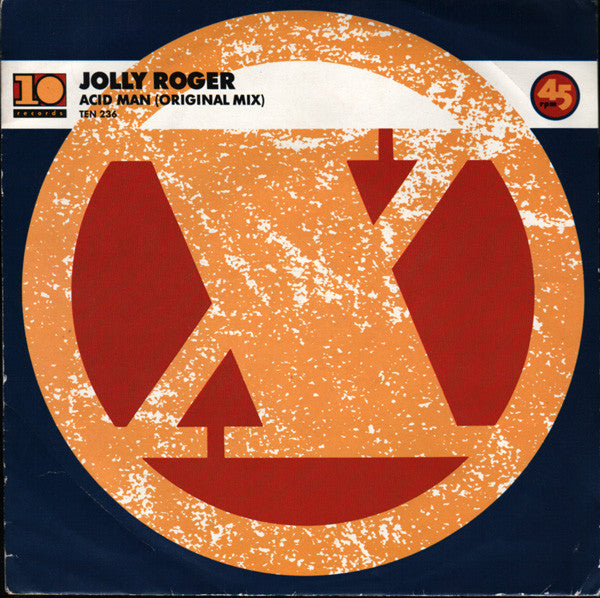 Jolly Roger - Acid Man (Original Mix) - Used Vinyl Record 7"