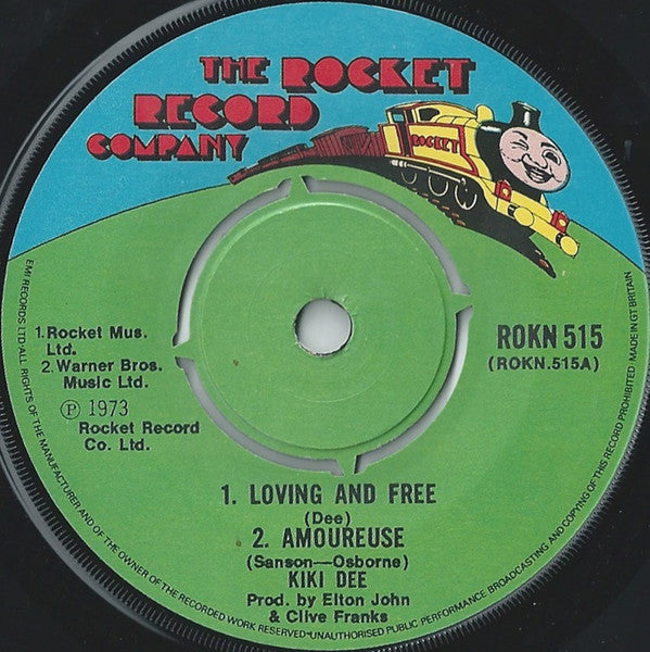 Kiki Dee - Loving And Free - Used Vinyl Record 7"