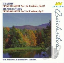 Johannes Brahms - Piano Quartet No. 1 In G Minor, Op. 25 / Piano Quar