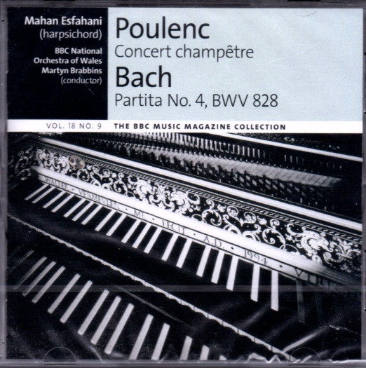 Francis Poulenc - Concert Champetre; Partita No. 4, BWV 828 - CD