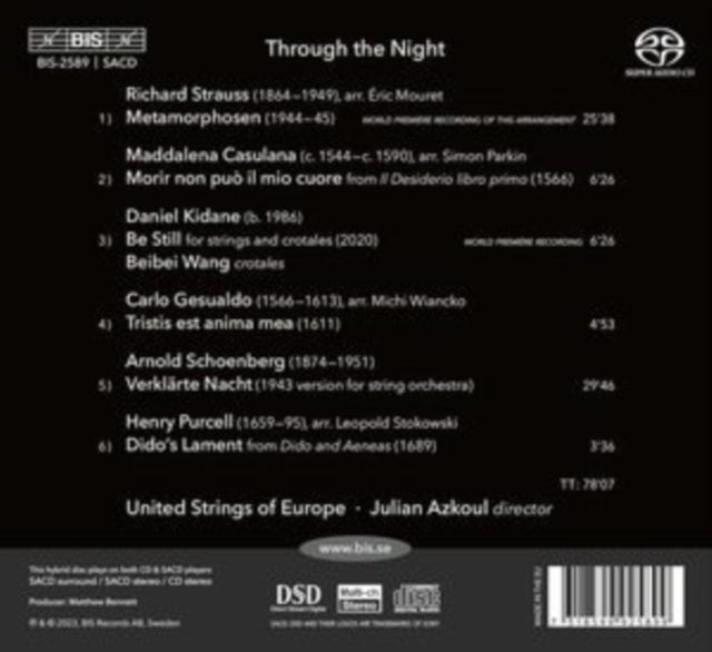 UNITED STRINGS OF EU - THROUGH THE NIGHT - CD