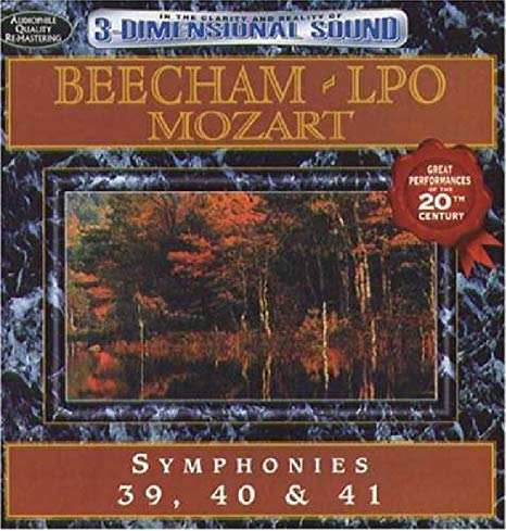 Wolfgang Amadeus Moz - Symphonies Nos. 39 40 and 41 - CD