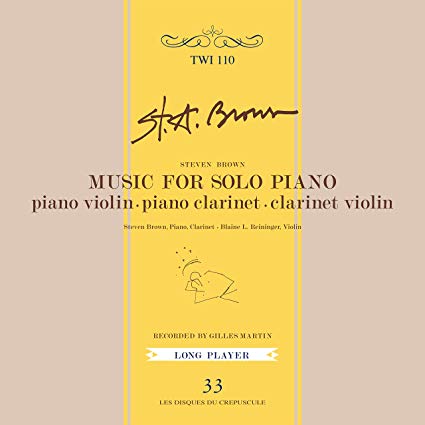 Steven Brown - Music For Solo Piano - CD