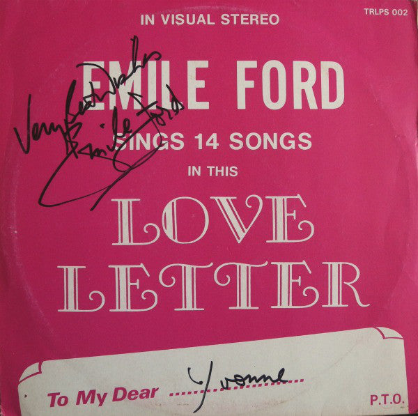 Emile Ford - Sings 14 Songs In This Love Letter - Used Vinyl Record