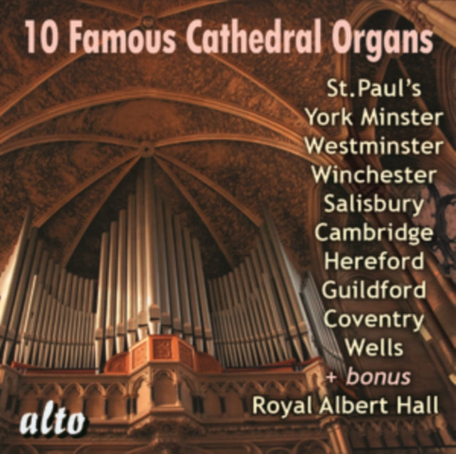 CLEOBURY - 10 FAMOUS CATHEDRAL ORGANS - CD / Album