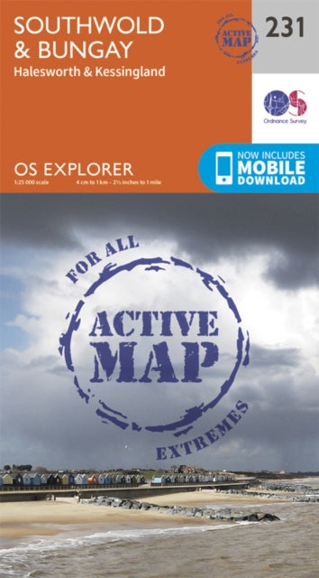 Ordnance Survey - Southwold and Bungay : 231 - Sheet map