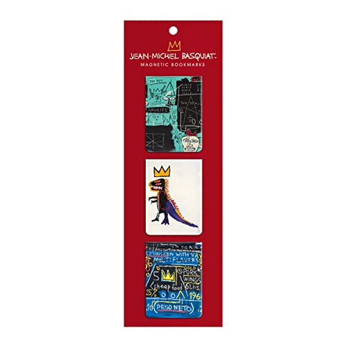 Galison - Basquiat Magnetic Bookmarks - New Notebook