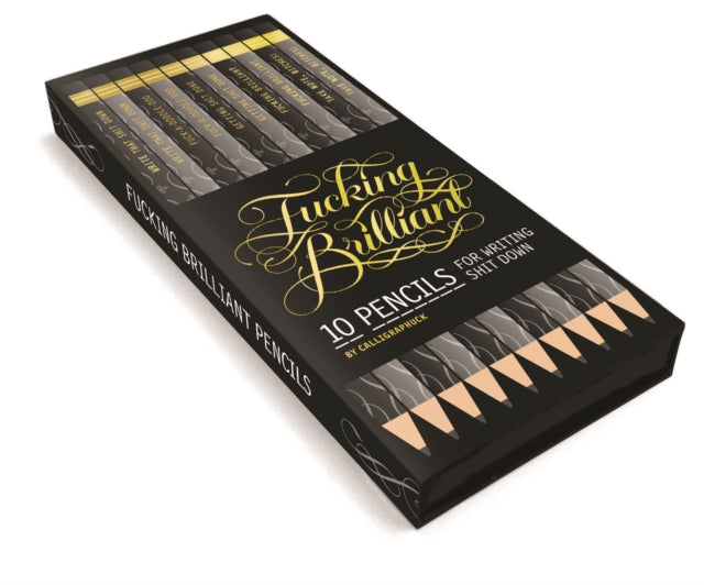 Calligraphuck - Fucking Brilliant Pencils - New Other merchandise