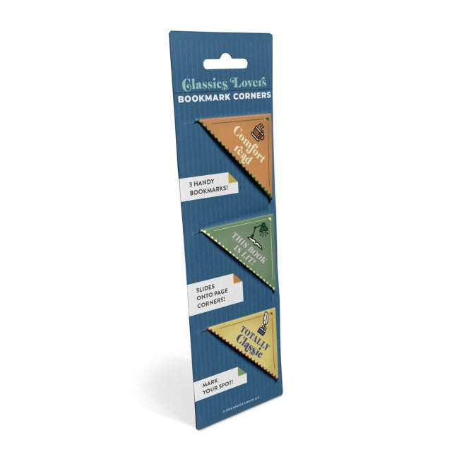 Knock Knock - Classics Lovers Bookmark Corners - New Bookmark