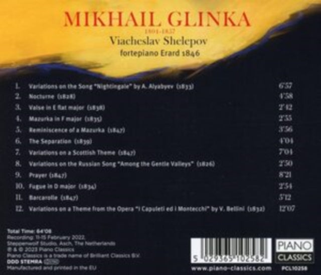 VIACHESLAV SHELEPOV - GLINKA REVISITED - CD