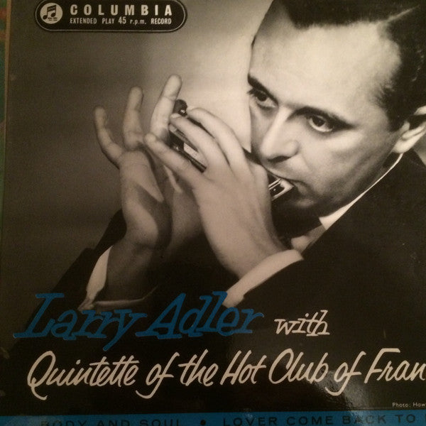 Larry Adler - with Quintette of The Hot Club of France - Used Vinyl Rec