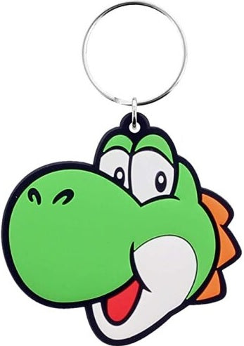 Super Mario - PVC Keyring Yo - keyrings - Approx 55mm x 55mm - New Key
