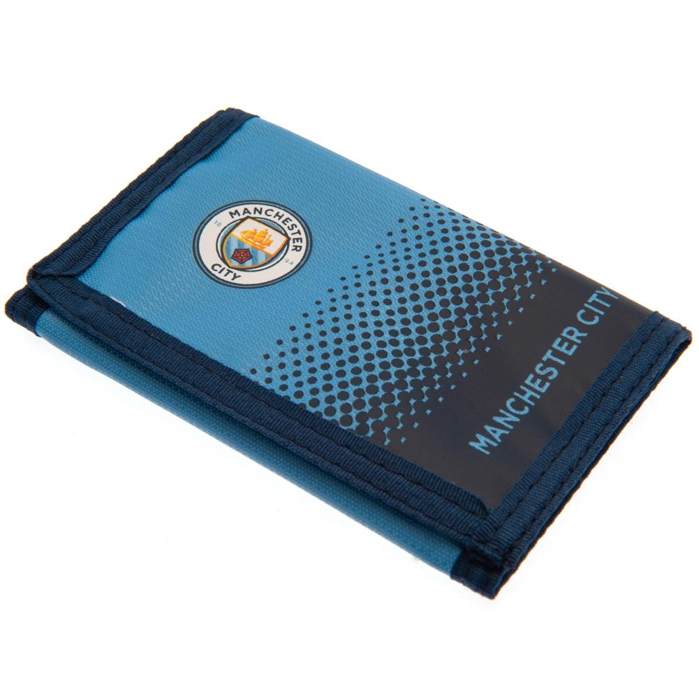 Manchester City FC - Nylon Wallet - Men's W - Approx 12cm x 8cm closed