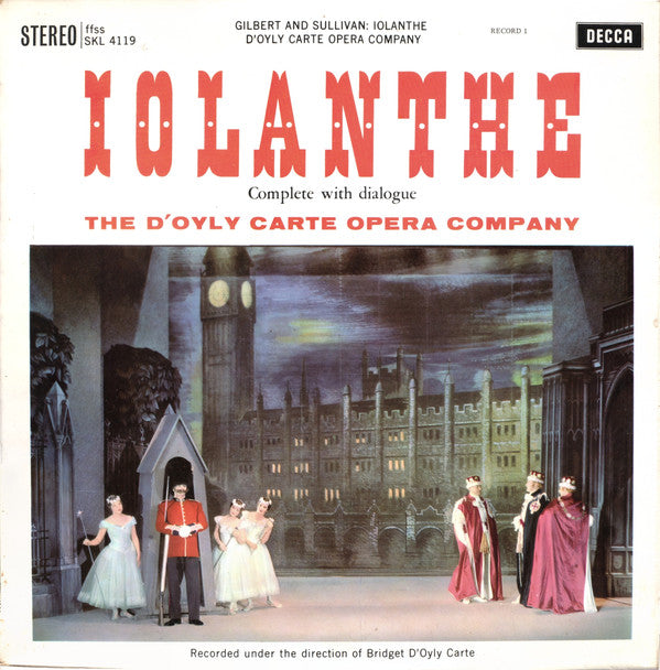 Gilbert & Sullivan - Iolanthe - Used Vinyl Record