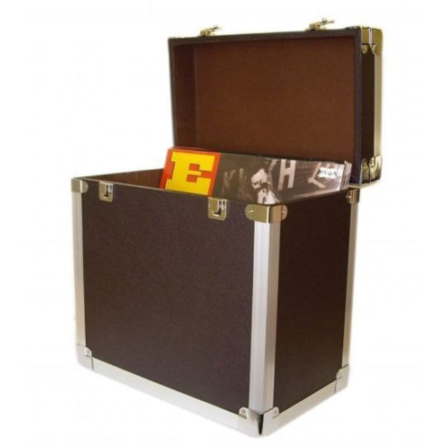 BLACK - 50 LP Record Storage Carry Case - Vinyl Record Vinyl Accessori
