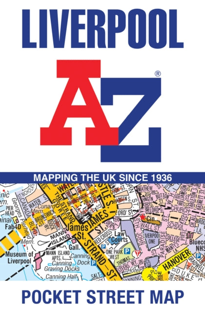 A-Z Maps - Liverpool A-Z Pocket Street Map - New Sheet map