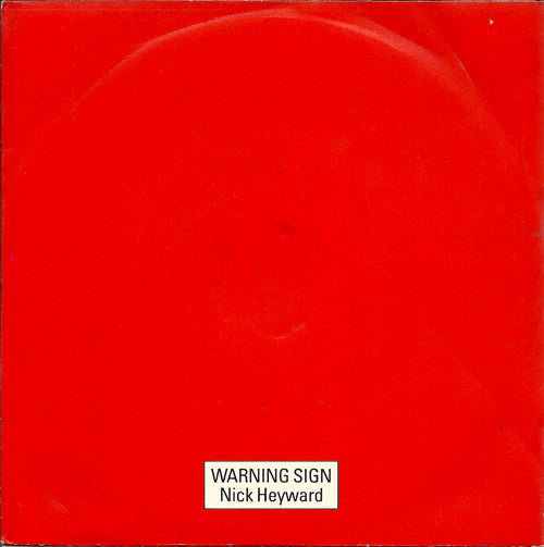 Nick Heyward - Warning Sign - Used Vinyl Record 7"