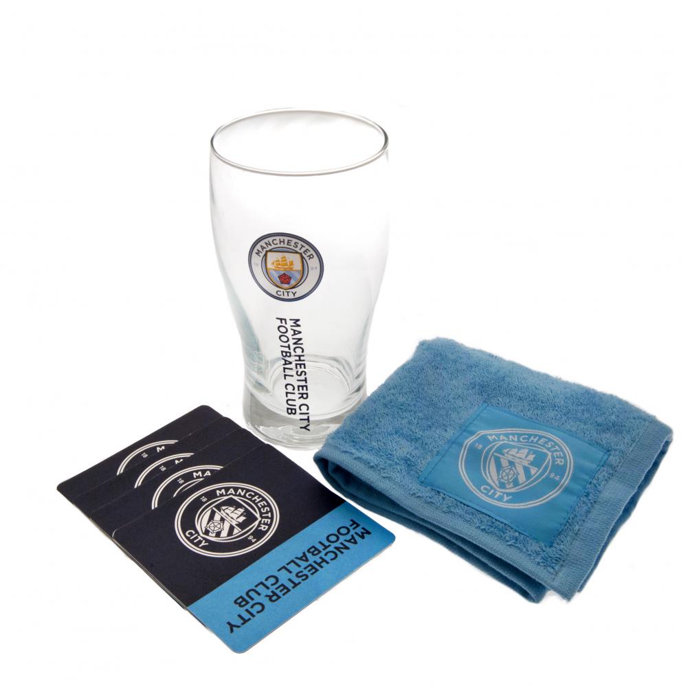 Manchester City FC - Mini Bar Set - New Glassware