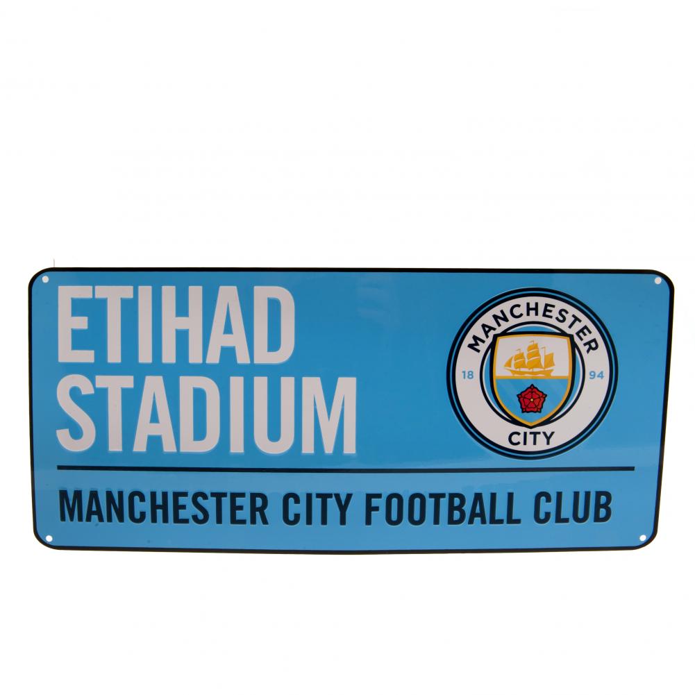 Manchester City FC - Street Sign BL - New Metal Signs