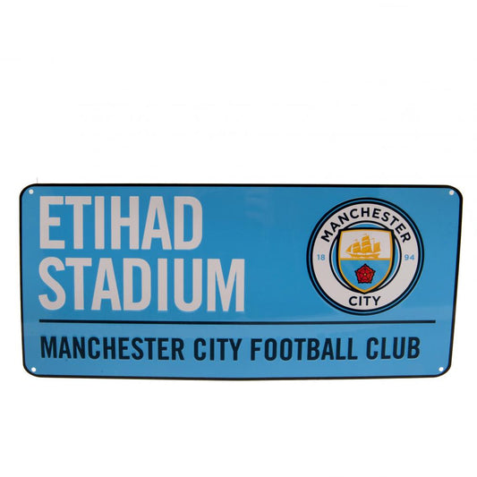 Manchester City FC - Street Sign BL - New Metal Signs