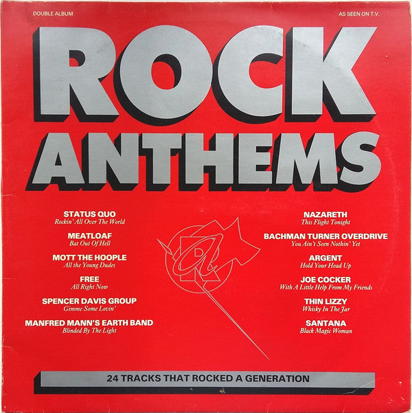 Various - Rock Anthems - Used Vinyl Record