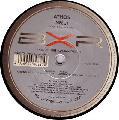 Athos - Infect - Used Vinyl Record 12"