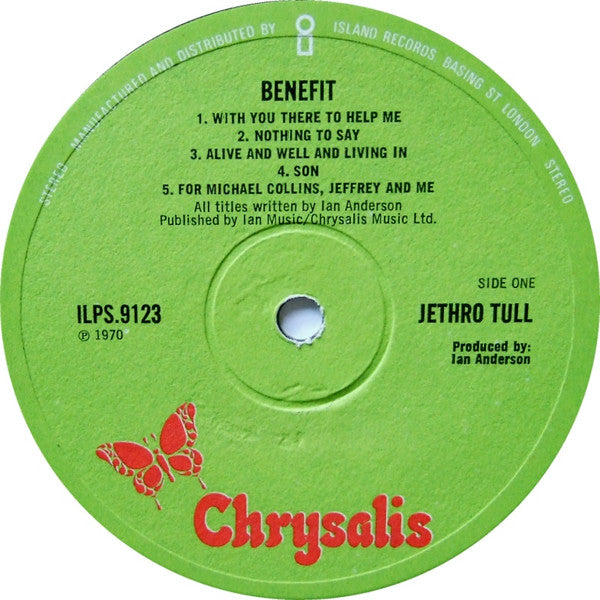 Jethro Tull - Benefit - Used Vinyl Record