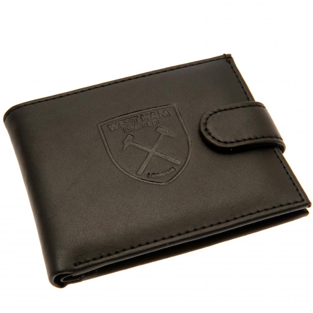 West Ham United FC - rfid Anti Frau - Men's Wallet - Approx 11cm x 9cm