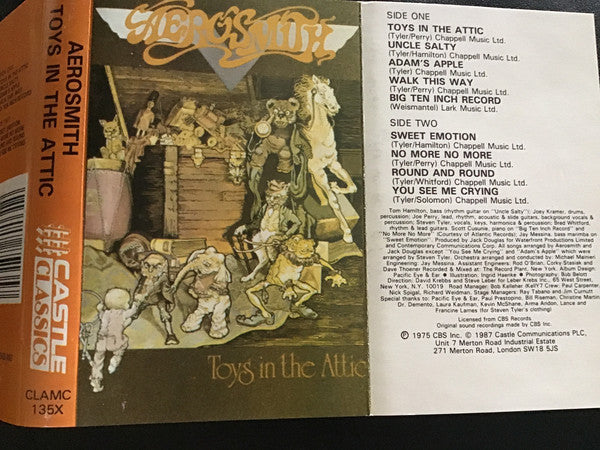 Aerosmith - Toys In The Attic - Used Cassette