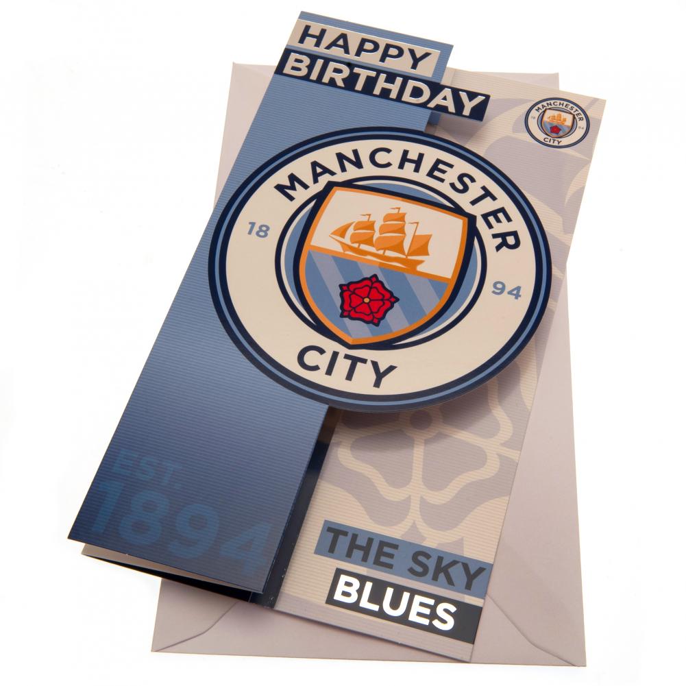 Manchester City FC - Birthday Card - New Cards & Gift Wrap