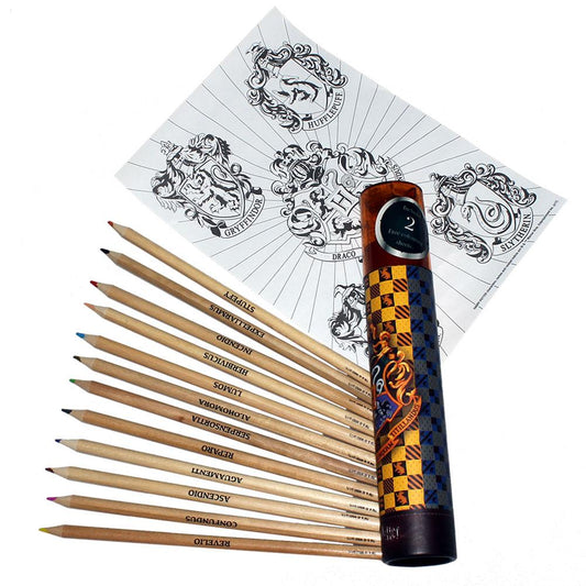 Harry Potter - Colouring Pencil Tube - New Stationery